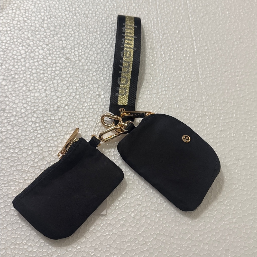 lululemon athletica Black and Gold Wristlet Set - Picture 2 of 2